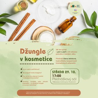 Zdravá pokožka je zrcadlem našeho vnitřního stavu i každodenní péče. Ale jak se v dnešní záplavě kosmetických produktů a reklamních slibů neztratit? Přednáška Ing. et Ing. Aleny Jelínkové nabídne praktický a srozumitelný pohled na to, jak o pleť a pokožku skutečně pečovat, co opravdu funguje – a co jsou jen marketingové triky. 